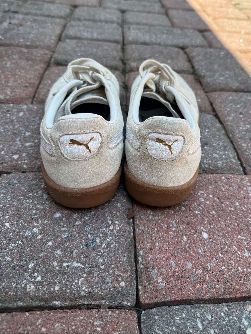 Puma Palermo Women’s Suede Sneakers in Alpine Snow/puma White - Picture 2 of 3